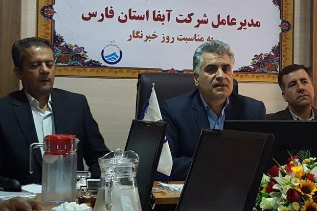 11 پروژه آبفای فارس در هفته دولت افتتاح می گردد