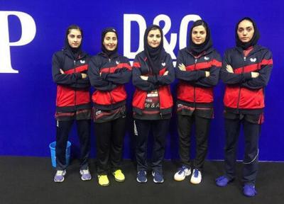 صعود تیم ملی بانوان تنیس روی میز ایران به مرحله دوم
