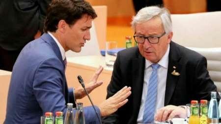 توافق اتحادیه اروپا و کانادا برای اجرای موقتی توافق تجاری
