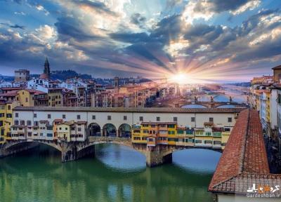 پل وکیو؛از مهم ترین جاذبه های فلورانس ایتالیا