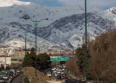 کیفیت هوای تهران امروز در محدوده قابل قبول است