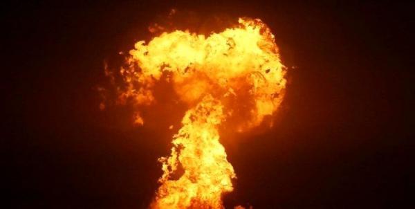انفجار مهیب در میدان گازی دریای خزر
