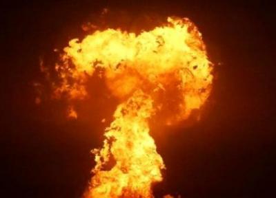 انفجار مهیب در میدان گازی دریای خزر