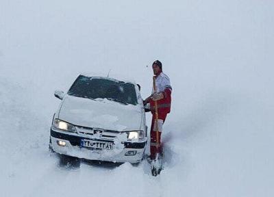 سرنشینان 3 خودروی گم شده در برف پس از 2 روز پیدا شدند