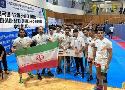 نقره آسیا برای تیم ملی کبدی ایران
