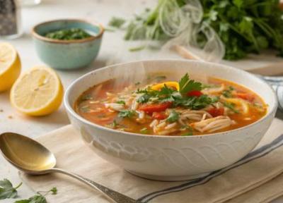 طرز تهیه سوپ مرغ با رشته سوپی در منزل؛ مقوی و خوش طعم